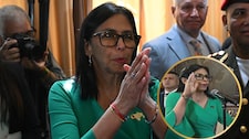 Delcy Rodríguez jura como presidente de Venezuela: “Vengo con dolor por el secuestro de dos héroes pero también con honor”