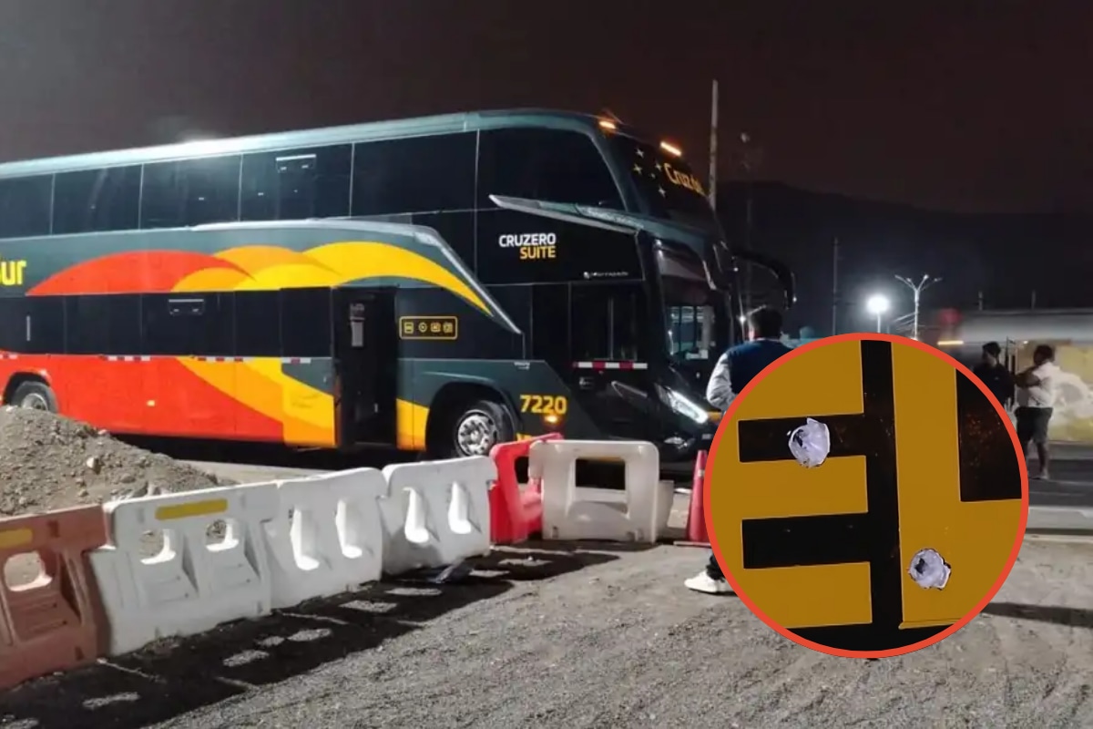 Dos sujetos en motocicleta interceptaron la unidad en Ancón