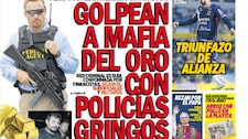 GOLPEAN A MAFIA DEL ORO CON POLICÍAS GRINGOS