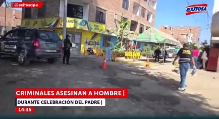 Sicarios en motocicleta mataron a balazos a padre de familia en Huaura.