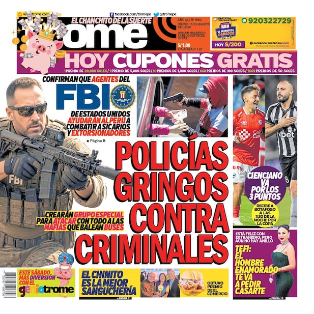 Portada Trome