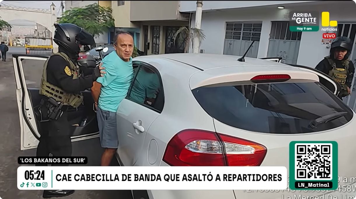Capturan a cabecilla de 'Los Bakanos del Sur', quien tiene pasado terrorista. Foto: Latina