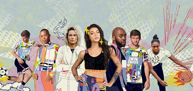 Entre los íconos y los aliados del colectivo LGBTQ + que participan en la campaña figuran Layshia Clarendon, Tom Daley, Chelsea Gray, Ashlyn Harris, Ali Krieger, Pabllo Vittar y Jessamyn Stanley. En Perú personajes como Javiera Arnillas y Stefano Ayubu son imagen de la campaña. (Foto: Adidas)
