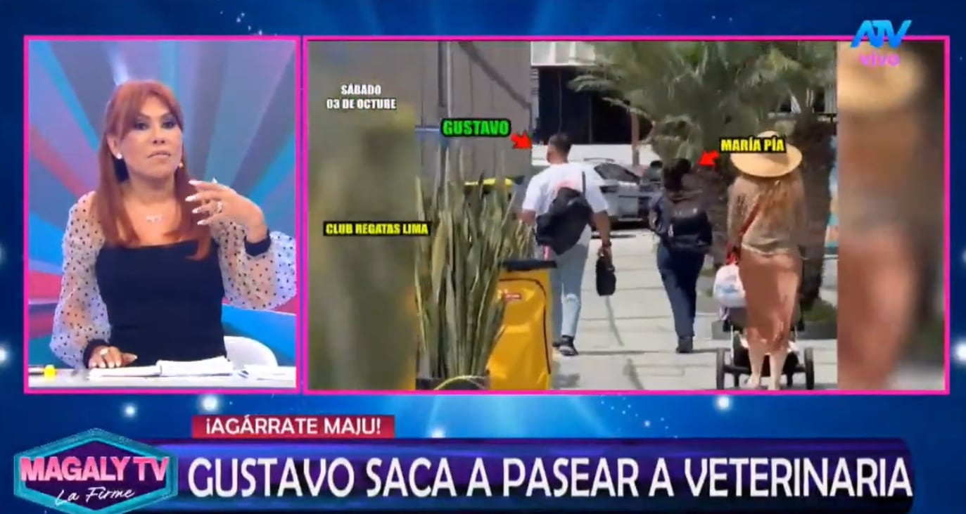 Gustavo Salcedo y la veterinaria María Pía Vallejos son captados juntos.