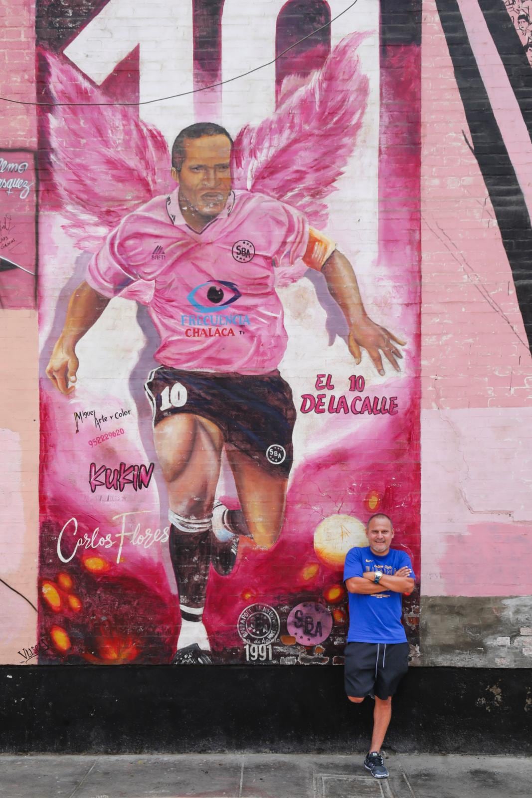 Una de las tantas pintas que adornan en todo el Callao (Foto: Lenin Tadeo)