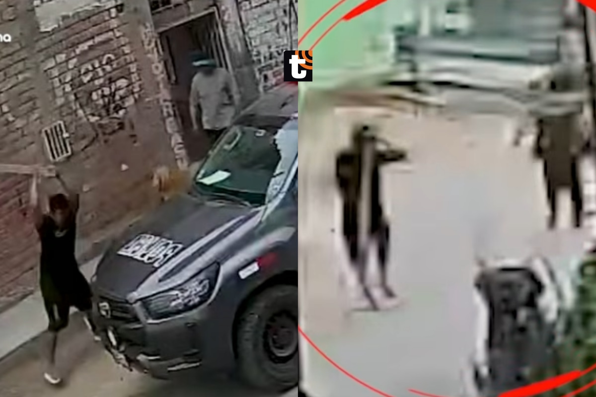 Hombre ataca a policía con un palo y termina herido de bala tras intervención por presunta violencia familiar en Puente Piedra.