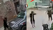 ¡Todo quedó grabado! Sujeto ataca a policía con un palo, destruye patrullero y termina herido de bala en Puente Piedra
