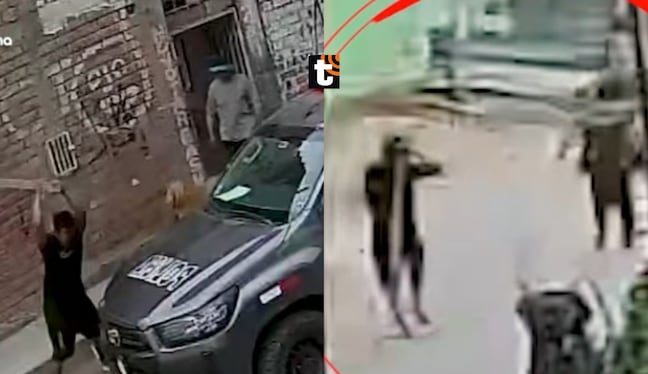 Hombre ataca a policía con un palo y termina herido de bala tras intervención por presunta violencia familiar en Puente Piedra.