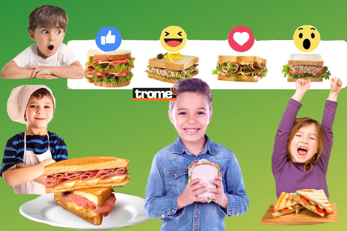 El sándwich es una de las preparaciones más populares de las loncheras y permite muchas combinaciones. (Compos. Isabel Medina / Bimbo/Trome).