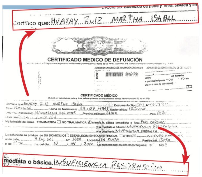 Este es el supuesto documento al que accedió el diario 'Clarín'.
