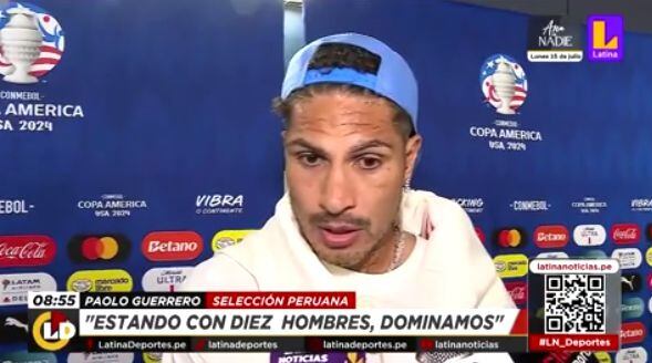“Acabamos pagando caro ese contragolpe que nos hicieron el gol”, añadió el capitán de la selección peruana.