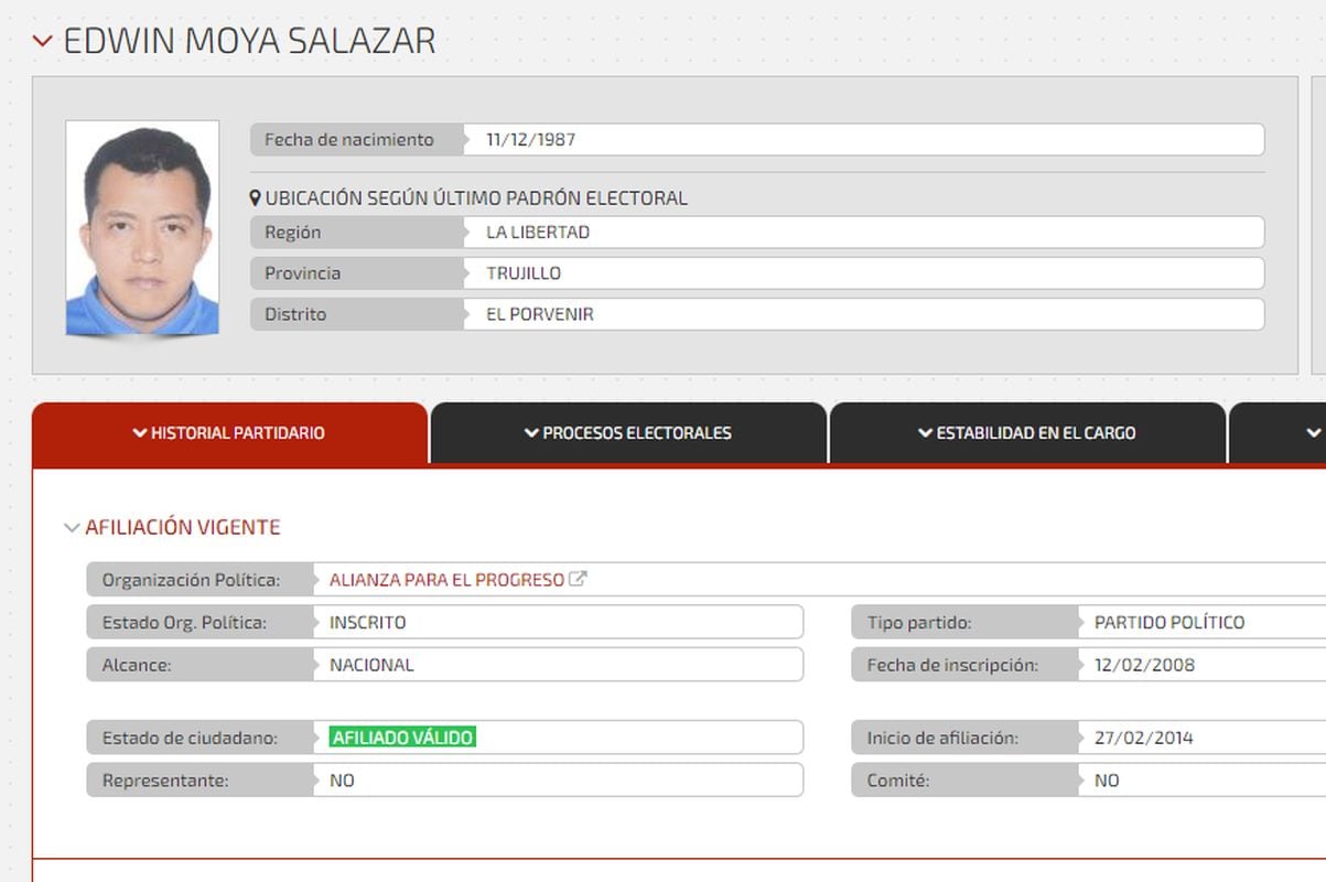 Alias ‘Cabezón Moya’ fue detenido junto con otros dos miembros de ‘Los Cachacos de Yolín’, una facción de la banda criminal Los Pulpos. Foto: Infogob