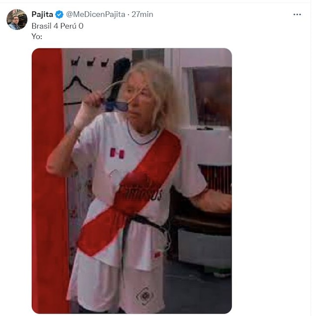 Memes Perú vs Brasil: ‘VARsil’ se vuelve tendencia (Foto: Twitter)