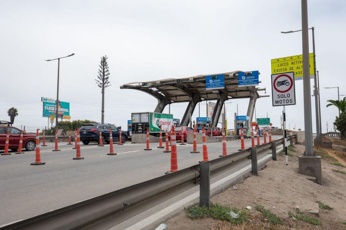 Suspenden cobro de peaje de Rutas de Lima en Conchán.