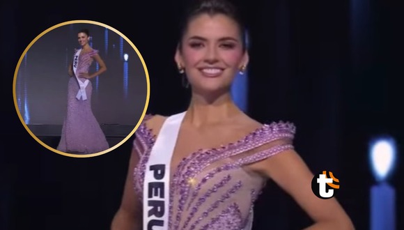 TROME - Tati Calmell en traje de gala en el Miss Universo 2024