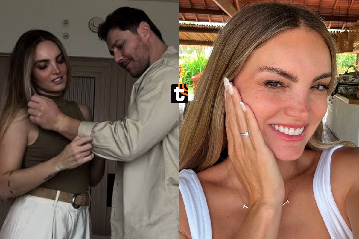 Carol Reali y André Bankoff ultiman detalles de su boda.