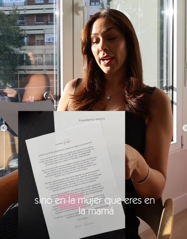 Karen Schwarz sorprende con la carta que dedicó a Keiko Fujimori tras llegar a la Presidencia.