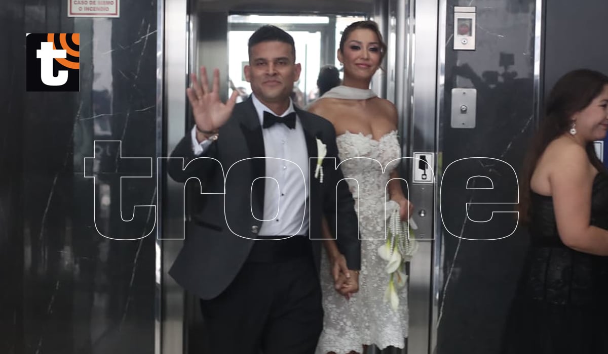 Karla Tarazona y Christian Domínguez. Foto: Jesús Saucedo