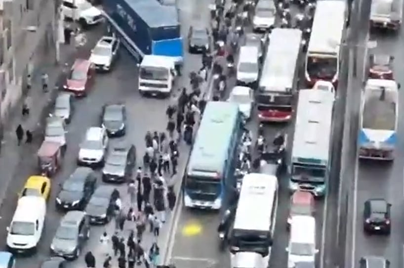 Accidente que causó la muerte de joven de 18 años genera grave congestión vehicular