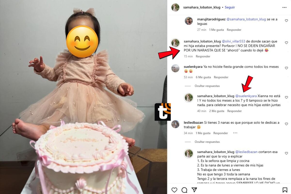 La influencer revela que su menor hija sigue en el extranjero. (Fuente: Instagram)