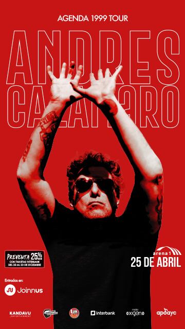 Andrés Calamaro regresa a Lima