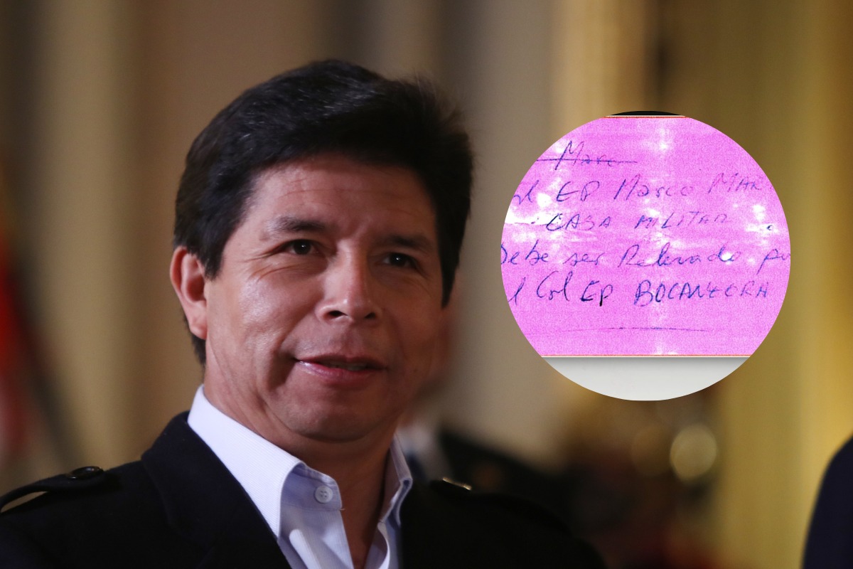 Pericia grafotécnica se realizó en diversos documentos escritos a mano por el expresidente Pedro Castillo.