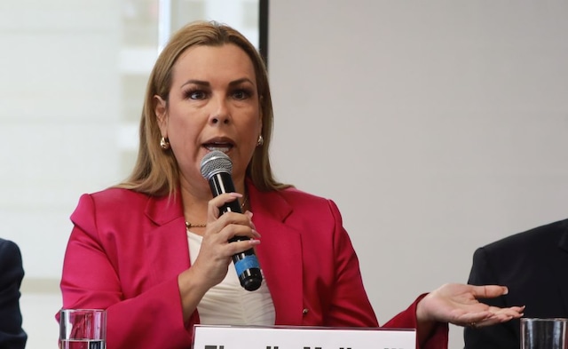 Fiorella Molinelli, expresidenta de EsSalud y exministra de Desarrollo e Inclusión Social. Es candidata por Alianza Fuerza y Libertad. (Foto: Yodashira Pérez)