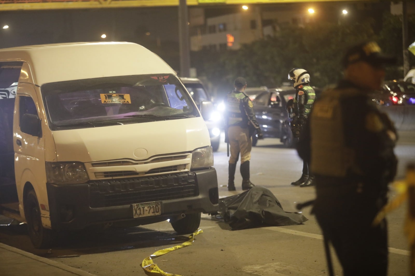 Policía cercó la escena del crimen. (Foto: César Grados / Diario Trome)