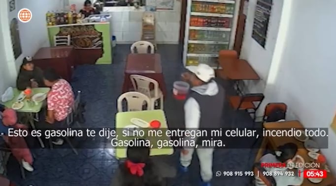 Sujeto que roció gasolina a trabajadora dentro de restaurante fue sentenciado a nueve meses de prisión preventiva.