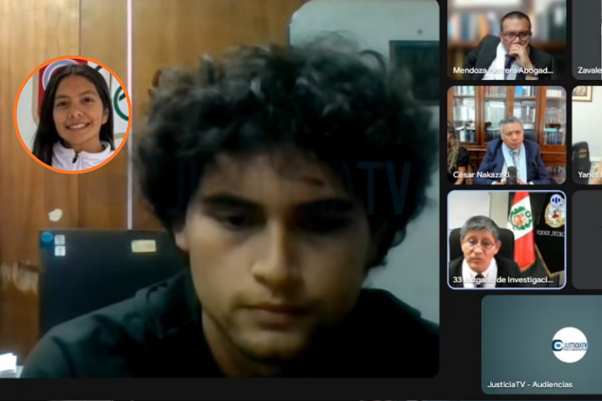 Adrián Villar se pronunció sobre la muerte de Lizeth Marzano en audiencia. (Justicia Tv)