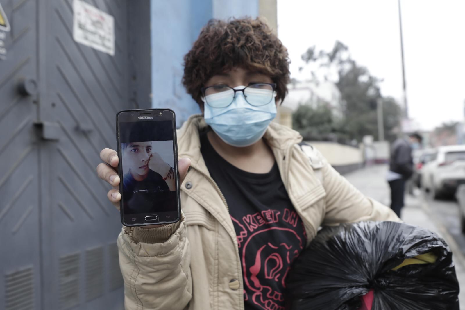 Hermana de la víctima exigió justicia y que el responsable sea castigado. | Foto: Jessica Vicente