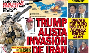 TRUMP ALISTA INVASIÓN DE IRÁN