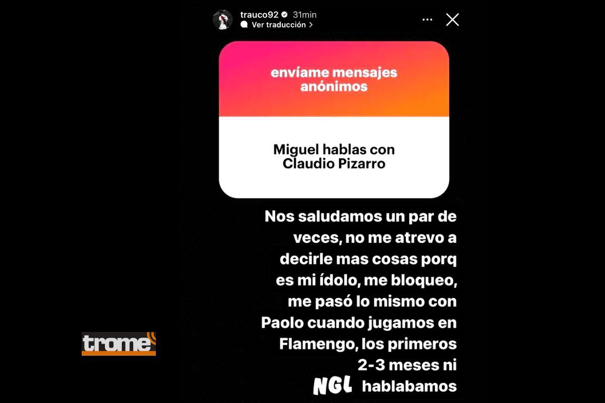 Miguel Trauco dio respuesta reveladora sobre sus días en Flamengo con Guerrero (@trauco)