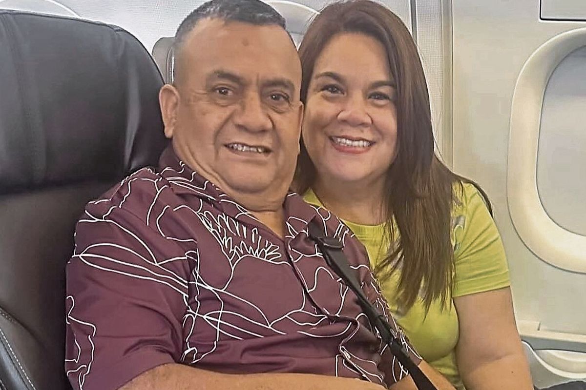 Tony Rosado y su pareja