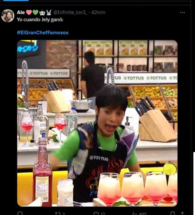Usuarios disfrutaron con La FInal de El Gran Chef Famosos e inundaron de memes las redes sociales. (Twitter)
