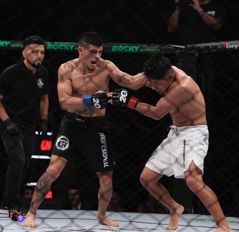 Nilson 'El Rayo' Rojas llega a UFC con un récord de 9-0. (@inkammapro)