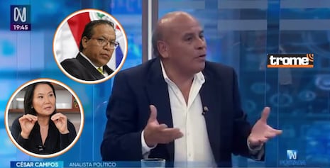 César Campos: “Roberto Sánchez es el mayor peligro para el Perú”