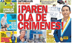 ¡PAREN OLA DE CRÍMENES!