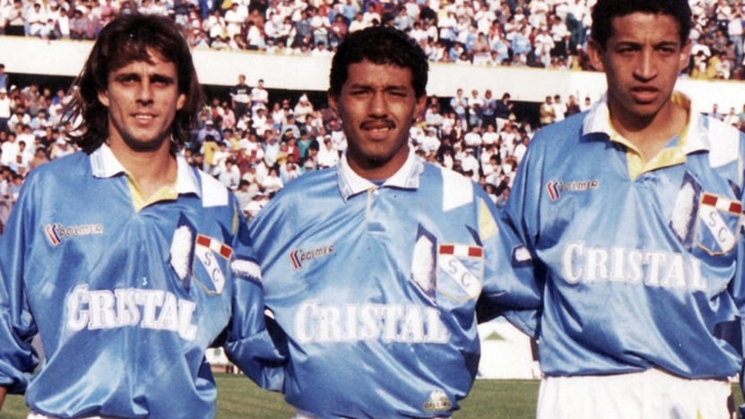 Roberto Palacios, Julinho y Jorge Soto: tres figuras de aquel Sporting Cristal de 1994. (Foto: Archivo GEC).
