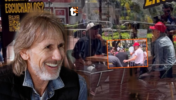 TROME - ¡Ricardo Gareca conducirá pódcast! Es captado entrevistando a Farfán en parque de Barranco