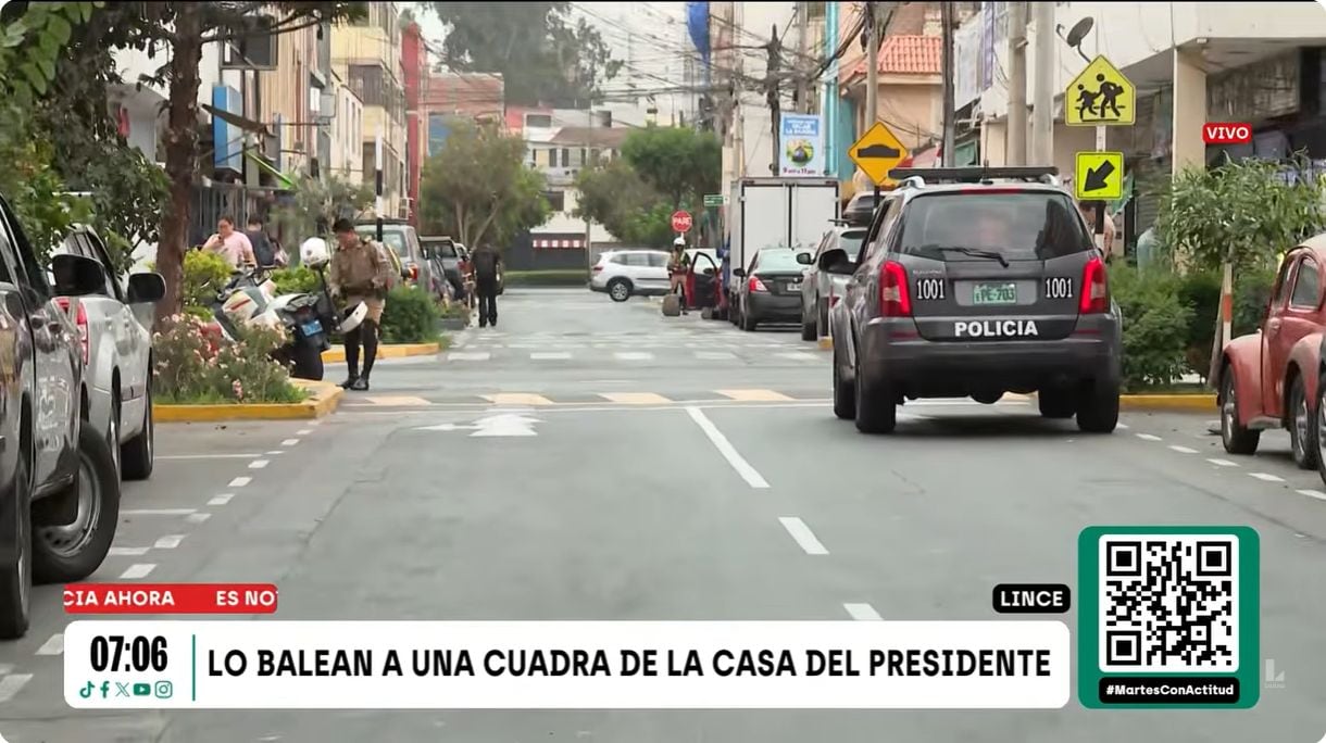 Balean a hombre mientras tomaba afuera de mercado cercano a la casa de Balcázar. Foto: Latina