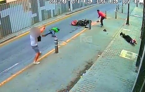 Cercado de Lima: Salen impactantes imágenes de balacera y captura de delincuentes en el Jirón de la Unión...