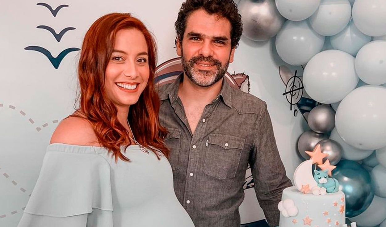Natalia Salas y Sergio Coloma en el baby shower de su hijo (Foto: Instagram)