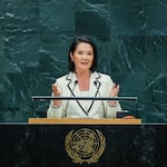 Keiko pidió ante la ONU una respuesta firme contra el crimen en Perú