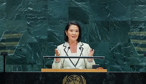Keiko Fujimori pidió ante la ONU una respuesta firme contra el crimen en Perú: “Estas organizaciones son grupos terroristas”
