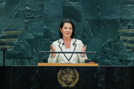 Keiko Fujimori pidió ante la ONU una respuesta firme contra el crimen en Perú: “Estas organizaciones son ...