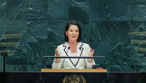 TROME | Keiko Fujimori habló en la ONU sobre el crimen organizado. Video: Canal N