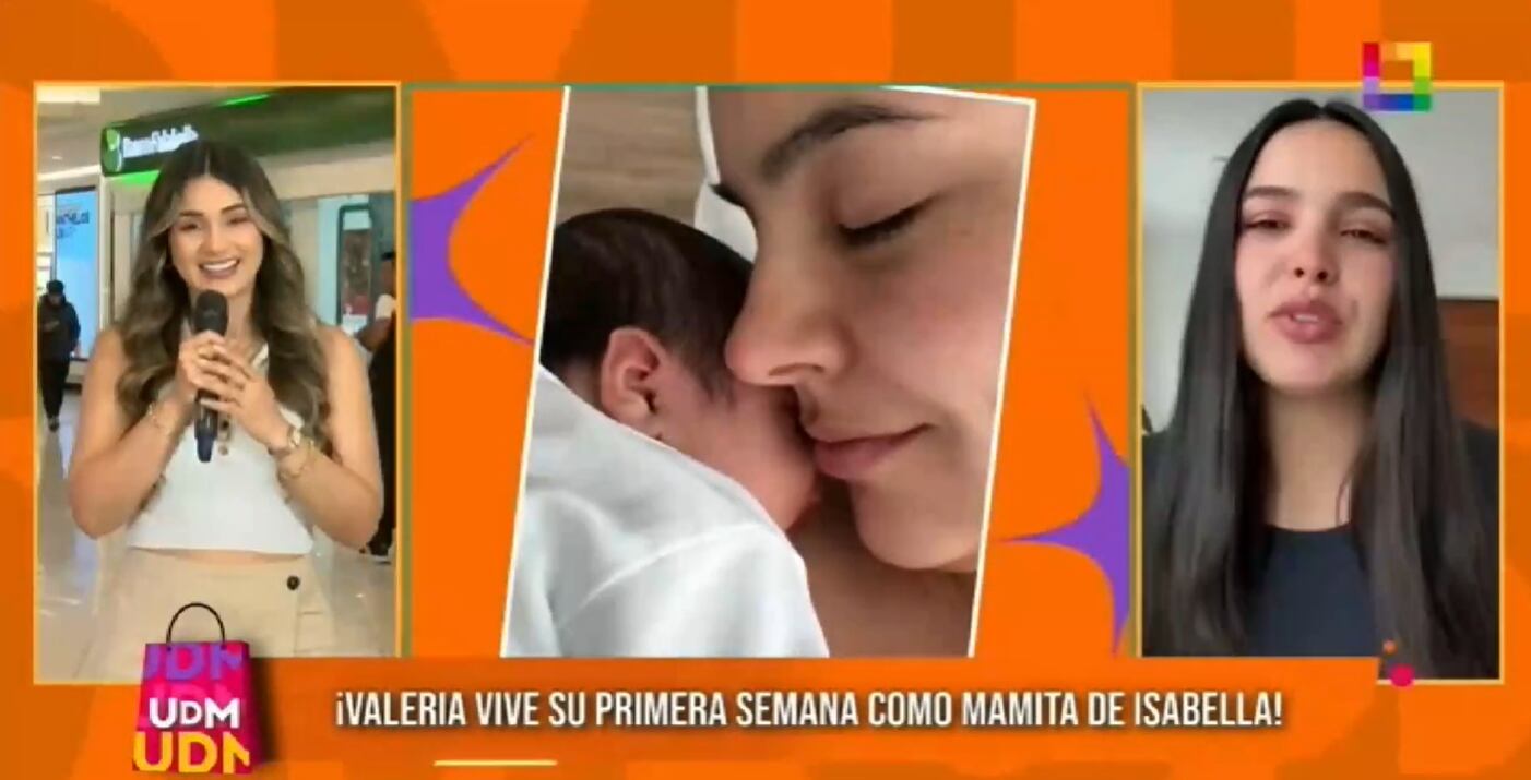 Valeria Flórez cuenta su experiencia de parte natural y su primera semana como mamá.