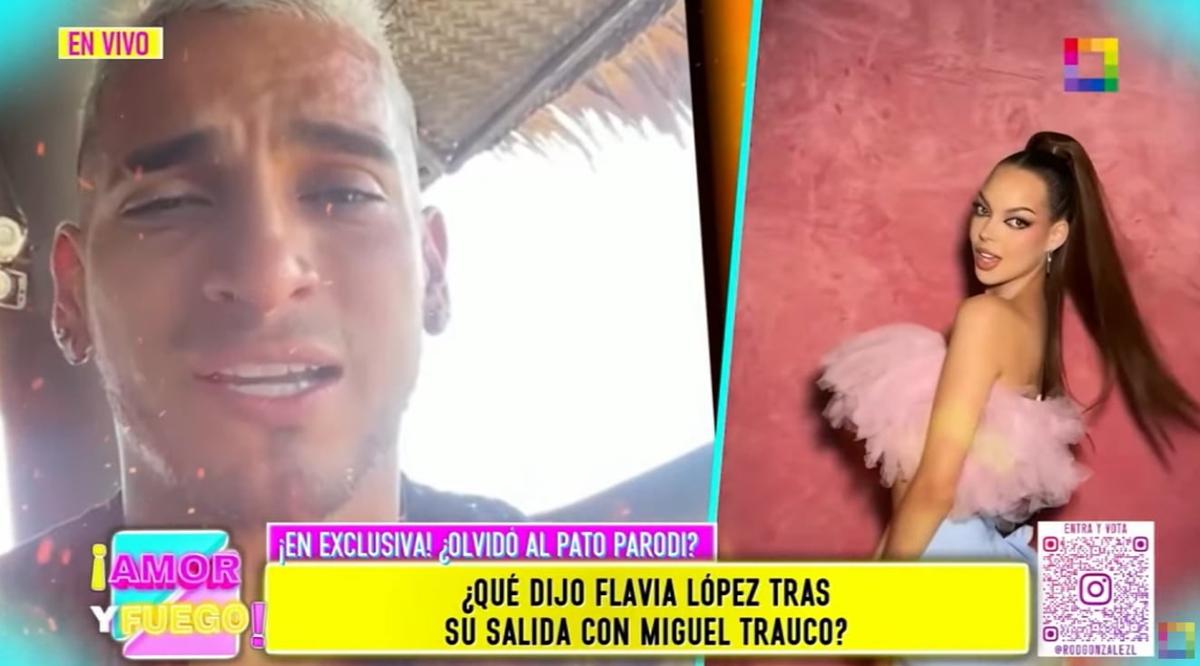 Flavia López descarta interés por Miguel Trauco.