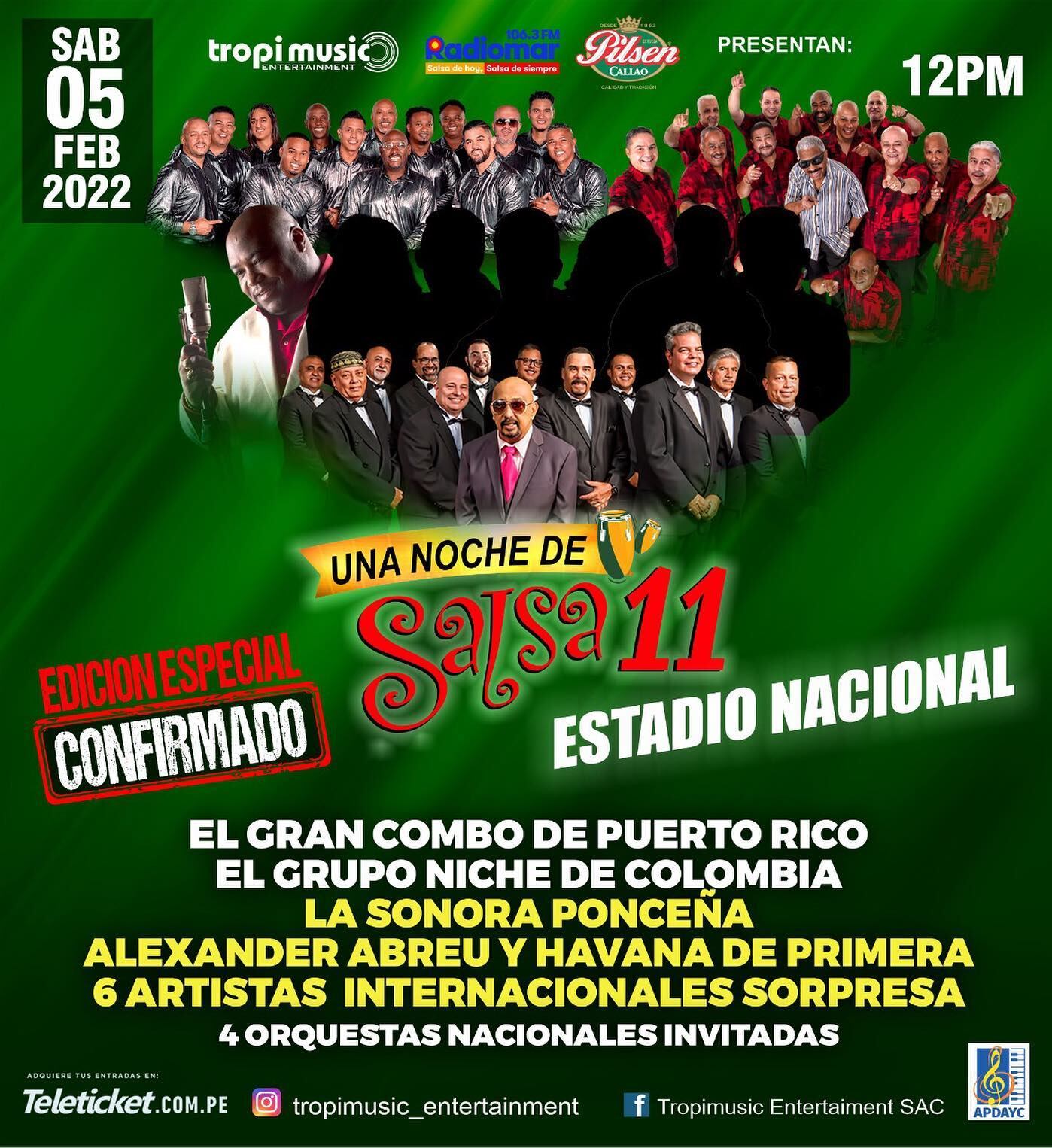 "La noche de salsa" regresa en febrero con una edición especial.